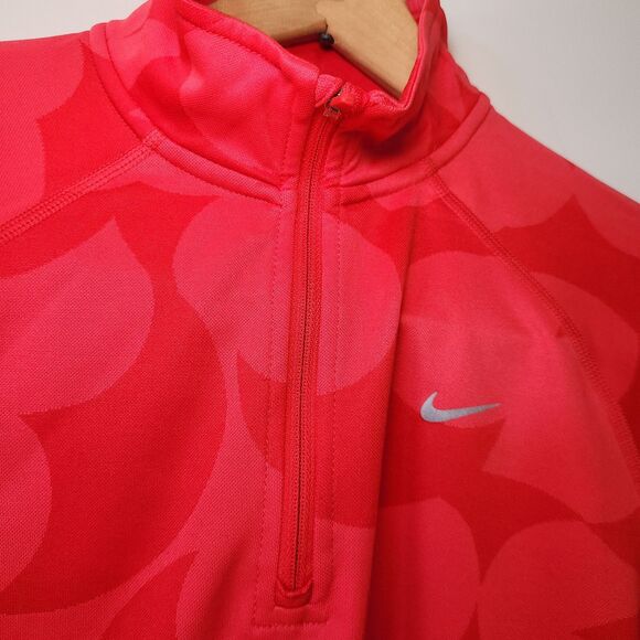 nike Girl's sports dri-fit coral p zip-up high neck top Xl urban fitness style - Picture 7 of 13